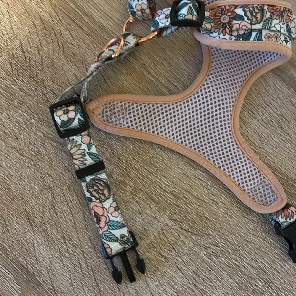 Small Dog Floral Harness
